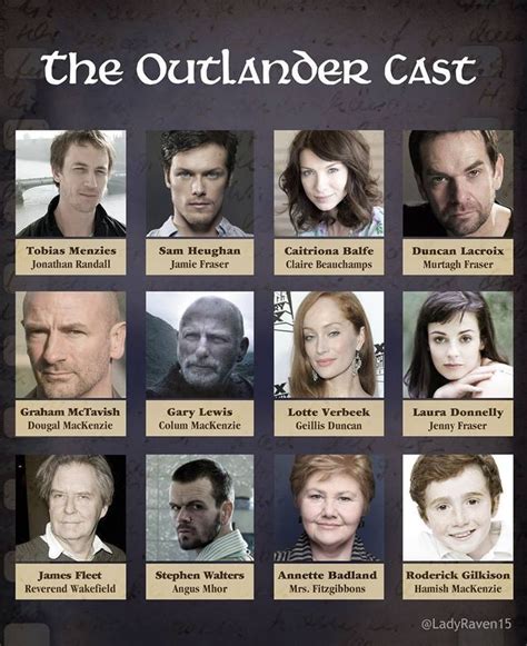 Outlander, Cast member and The cast on Pinterest