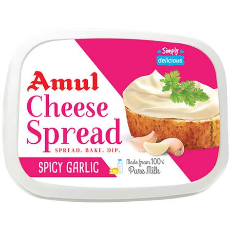 Buy Amul Cheese Spread Garlic 200gm Online from Spread Store ...