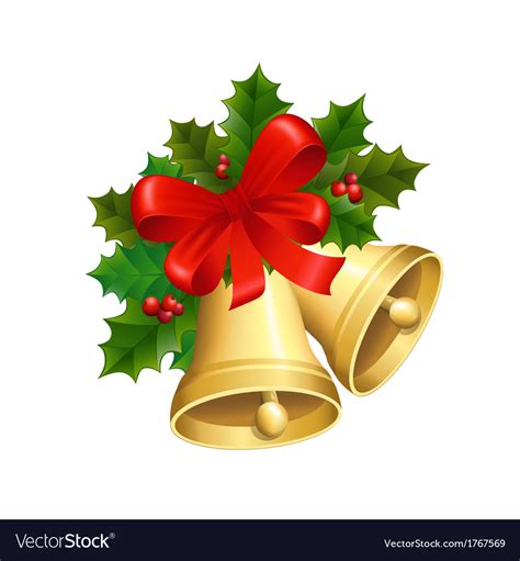 Christmas bells Royalty Free Vector Image - VectorStock