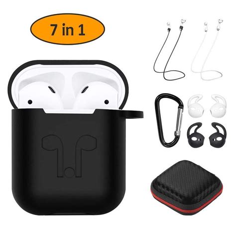 7 in 1 Silicone Case Protect Cover for Air-pods Air Pod Earpods ...