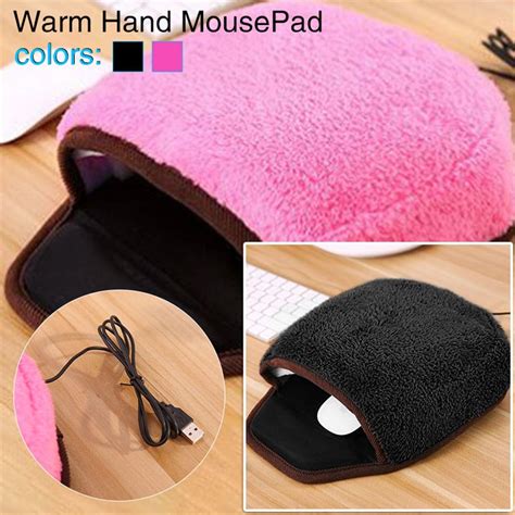 USB Heated Mouse Pad Mouse Hand Warmer with Wristguard Warm Winter - Walmart.com - Walmart.com