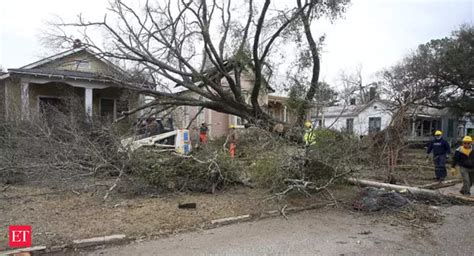 georgia: US: Aerial view of storm damage and destruction in Georgia - The Economic Times Video ...