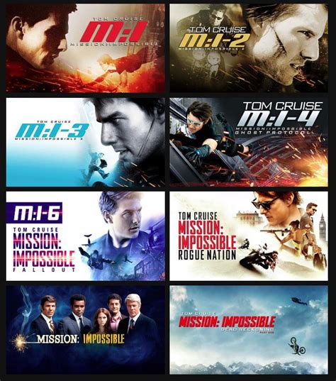 A Full List of All of the Mission: Impossible Movies - Best Movies Right Now