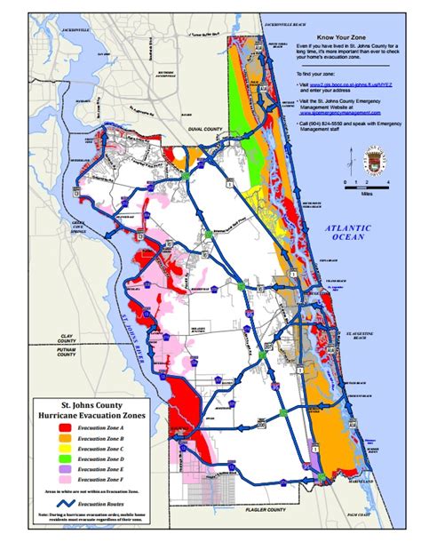 St. Johns County Evacuation Zones Map & Shelters for Hurricane Irma | Heavy.com