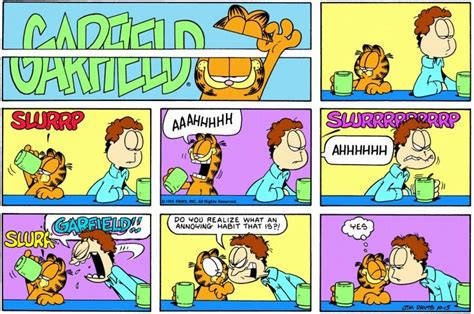 The Garfield Daily Comic Strip for October 15th, 1995 | Garfield and friends, Garfield comics ...