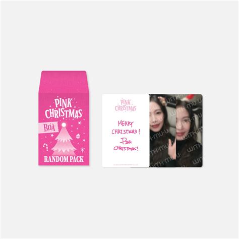 BoA - [PHOTOCARD RANDOM PACK] (2023 PINK CHRISTMAS OFFICIAL MD ...