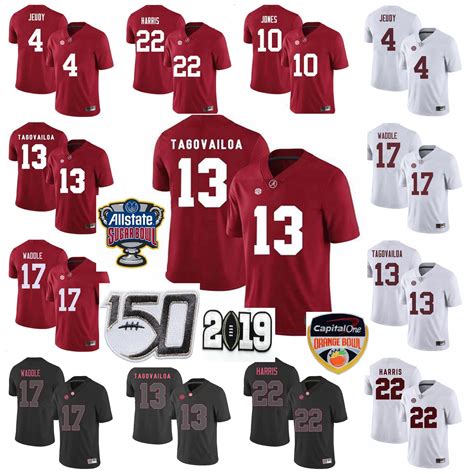 2021 Custom NCAA Alabama Crimson Tide Jerseys Patrick Surtain II Jersey ...