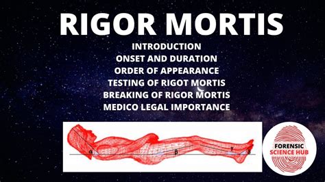 Rigor Mortis Forensics