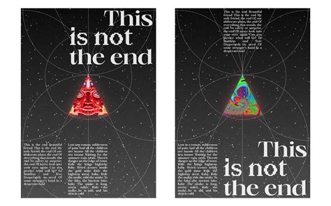 This is not the end | Poster on Behance