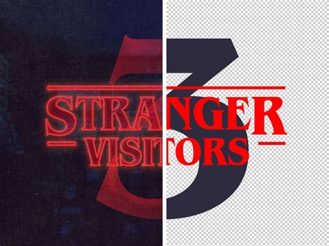 Stranger Things Free Font Effect (PSD) :: Behance