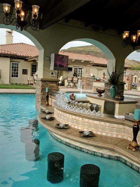 33 Mega-Impressive swim-up pool bars built for entertaining