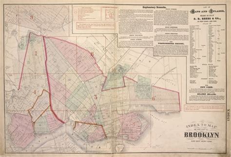 Index to map of the city of Brooklyn and East New York. [Front] - NYPL ...