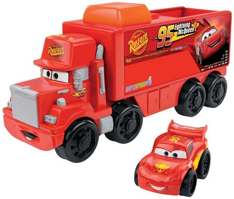 Fisher-Price Little People Wheelies Disney/Pixar Cars Mack Hauler ...