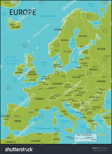 Latitude And Longitude Map Of Europe - United States Map