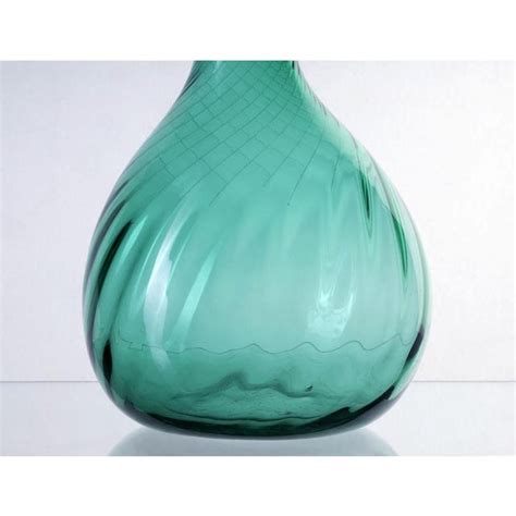 Tall Floor Glass Vase, 1970s | Chairish