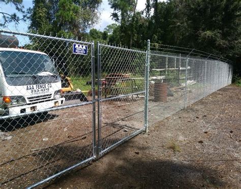 6'x10' chain link construction fence panels | DB Fences