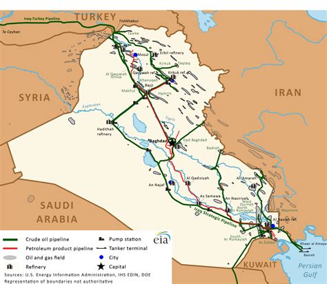 A Map Of Iraq