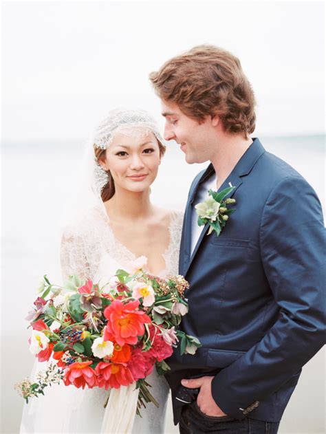 Modern-Vintage Beach Wedding Inspiration Full of Romance : Chic Vintage ...