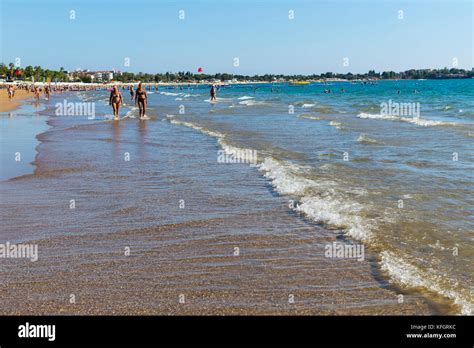 SIDE, TURKEY - 4 OCTOBER, 2017: Coast of Side in Turkey beaches of ...