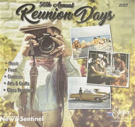 Reunion Days, other events scheduled this weekend | Stigler News­-Sentinel