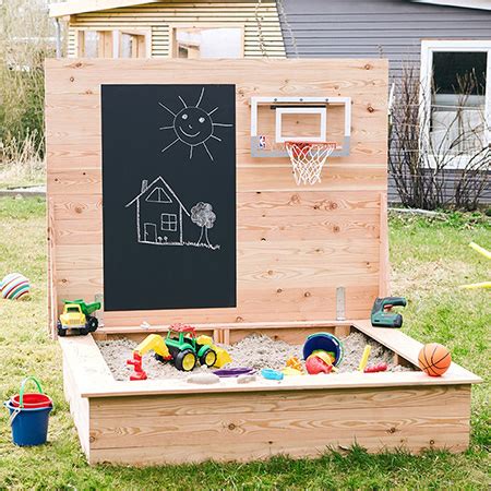 HOME DZINE Garden Ideas | Build a sandpit for your kids