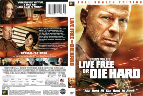 Live Free or Die Hard (2007) R1 DVD Cover - DVDcover.Com