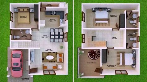 30x30 House Plan With Interior Cut Section » The Small, 49% OFF