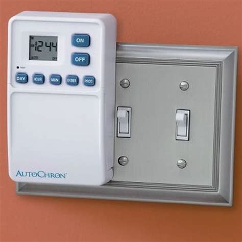 Automatic Wall Switch Timer - SkyMall | Timer, Fan light switch, Light switch timer