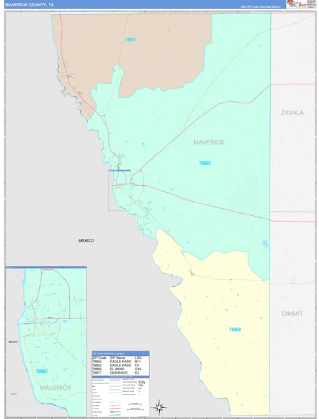 Map Books of Maverick County Texas - marketmaps.com