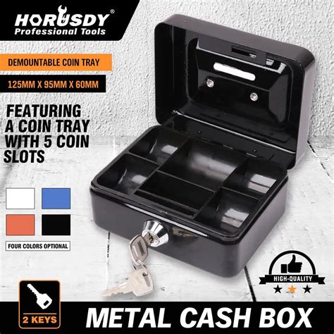 Aliexpress.com : Buy HORUSDY Stainless Steel Petty Cash Money Box Security Lock Lockable High ...