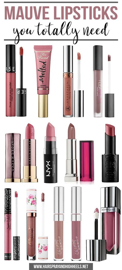 BOOKMARK THIS! The best ever MAUVE lipstick shades you need right now! | Mauve lipstick ...