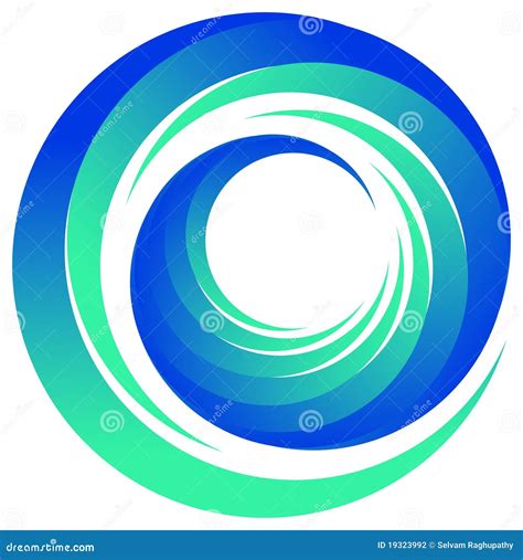 Swirl Logo Cartoon Vector | CartoonDealer.com #24633301