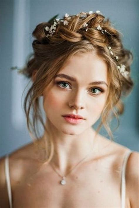 Braided Crowns Hairstyles For the Summer Bride - Arabia Weddings