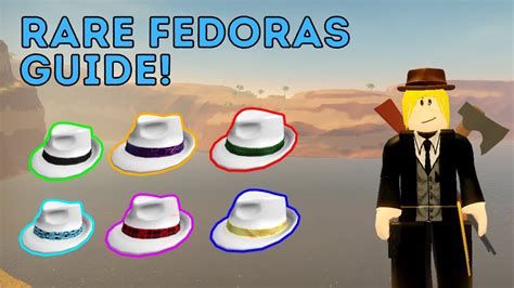 How to get the RARE FEDORAS! (The Wild West - Roblox) - YouTube