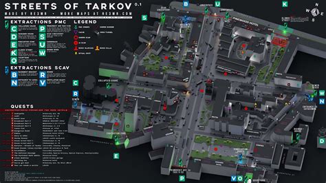 Eft Interchange Map Extracts Escape From Tarkov Maps - vrogue.co