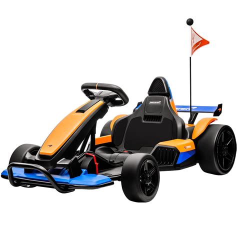 Buy 24V Electric Go Kart for Kids, Drift Racing Go Kart,8MPH Max,132lbs W. Capacity,Licensed ...