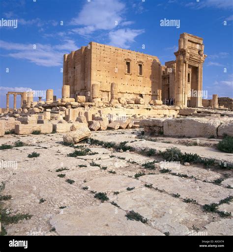 Temple of Bel Palmyra Syria Stock Photo - Alamy