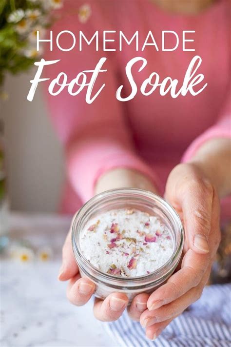 How To Make An Easy Homemade Foot Soak - A Blossoming Life