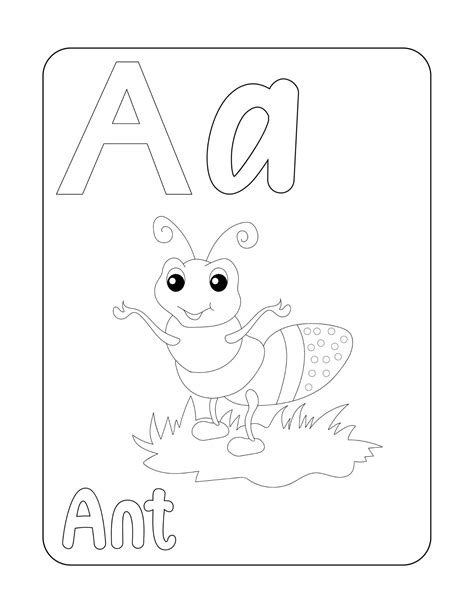 Alphabet Animals... - Worksheets For Kindergarten PDF