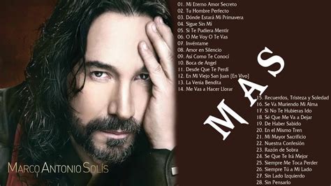 Marco Antonio Solis Sus Mejores Romanticás Música | Marco Antonio Solis ...