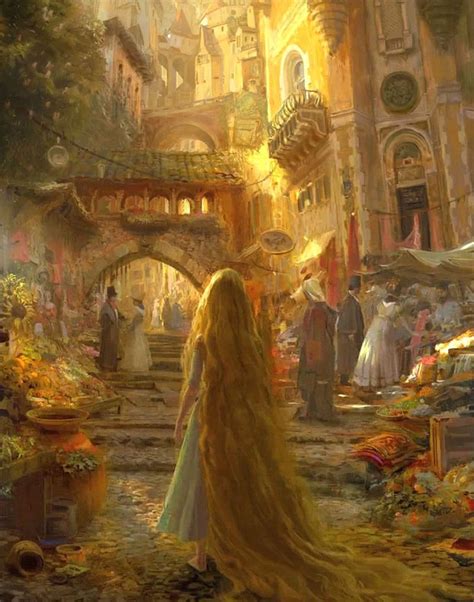 Disney's "Tangled" concept art by Craig Mullins | Tangled concept art, Concept art, Disney ...