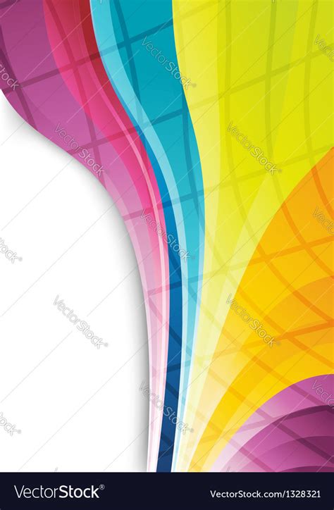 Rainbow lines - abstract background Royalty Free Vector