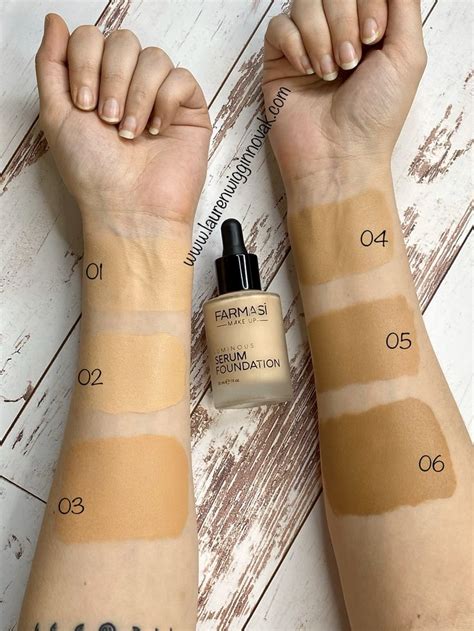 Farmasi Serum Foundation Swatches | Fondöten, Makyaj ürünleri, Güzellik ...