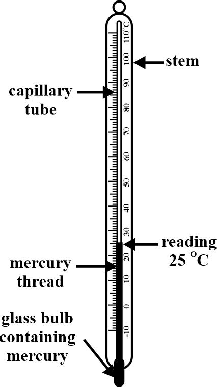 Labeled Laboratory Thermometer