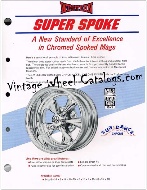 Western | Vintage Wheel Catalogs