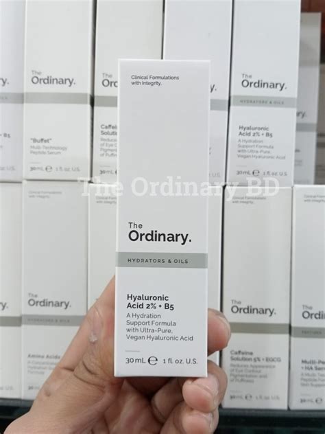 The Ordinary Hyaluronic Acid 2% + B5 30ml For dry skin 30 ml - The Ordinary BD