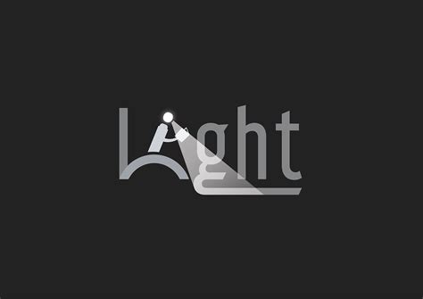 Light Word Mark Logo Design :: Behance