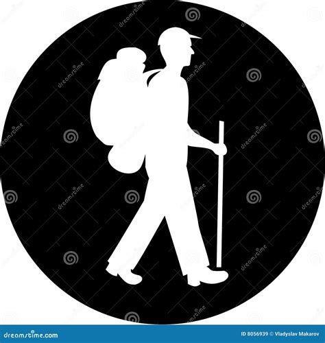 Vector traveller icon stock vector. Image of traveller - 8056939