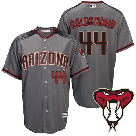 Arizona Diamondbacks 44 Paul Goldschmidt Gray Cool Base Road Jersey