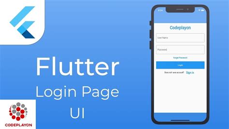 Flutter login screen example | Flutter tutorial for beginners ...